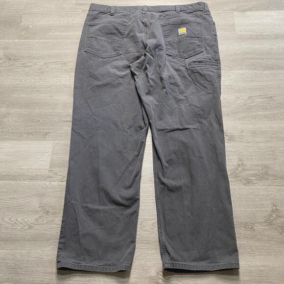 Carhartt Mens Relaxed Fit Essential Grey Workwear Pants Size 42x32 - Picture 1 of 6